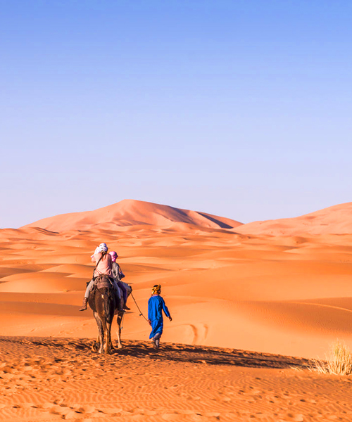 4 Days Tour Marrakech to Merzouga Camel trekking